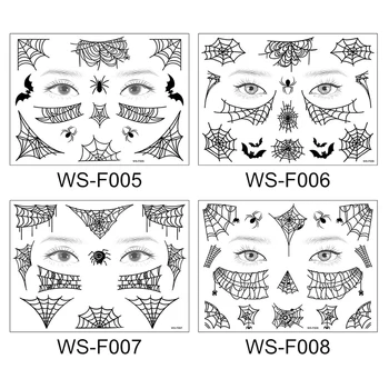 

Halloween Stickers Face Temporary Tattoo Sticker Neck Tattoo & Body Art Sword Tattoo Black Face Tattoo Sticker Sexy
