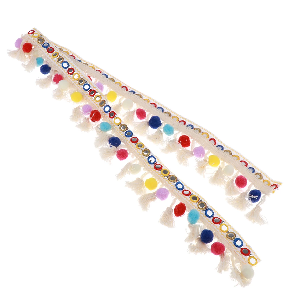 1 Yard Polyester Fringe Edge Trim Ribbon Wedding Applique DIY Sewing Crafts