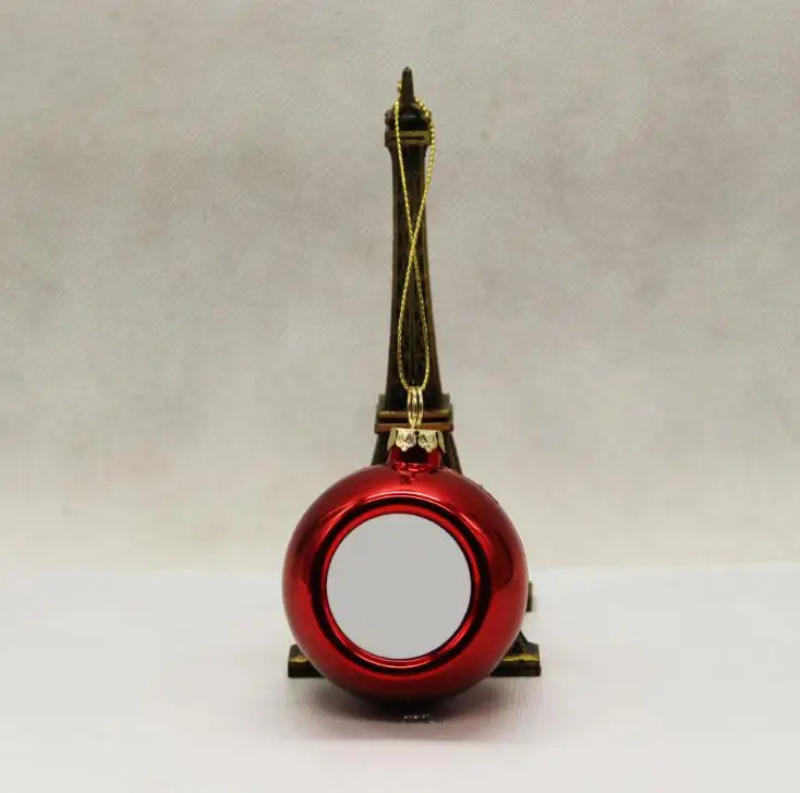 Шар с рождественским орнаментом пустые расходные материалы украшения поставки печать с термопереносом DIY материал дерево xmas сублимация