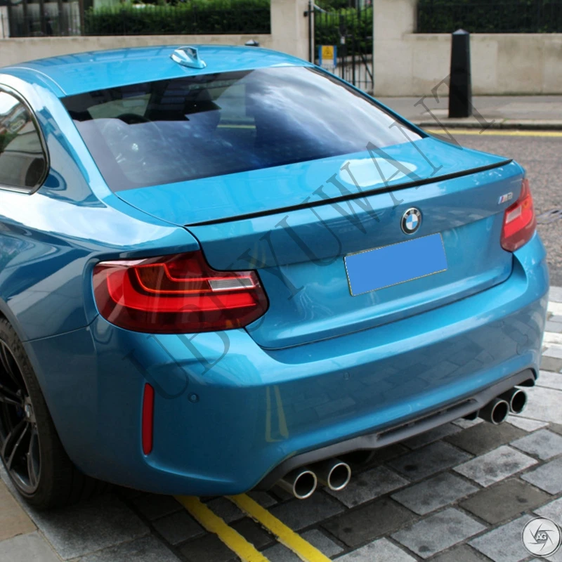

For BMW 2 Series F22 Coupe High Quality Carbon Fiber Exterior Rear Spoiler Tail Trunk Boot Wing Decoration M Style 2014 - 2019