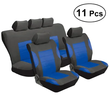 

11pcs Universal Seat Covers Protectors Mesh Comfortable Breathable Four Seasons Fabric Automobiles Seat Cover For Ford Kia