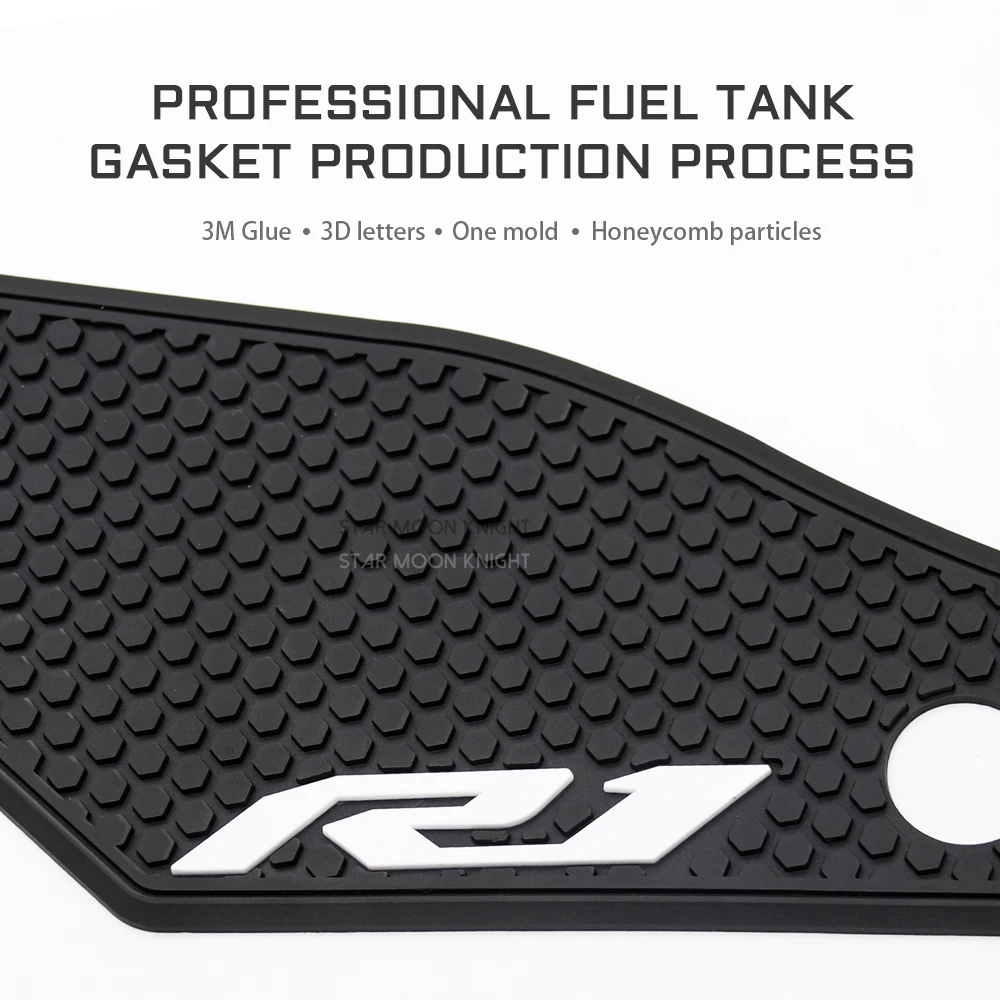 Motorcycle Side Fuel Tank Pad For Yamaha YZF R1 R1M YZFR1 YZF-R1 2020 - 2021 Tank Pads Protector Stickers Knee Grip Traction Pad