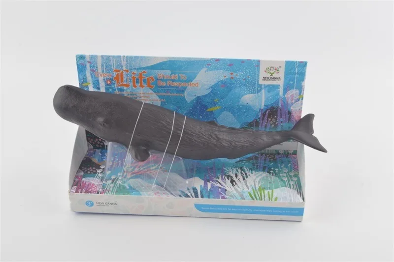 

Model Marine Organism Animal Model 13-Inch Sperm Whale Shark Jaws Tiger Shark CHILDREN'S Toy Decoration