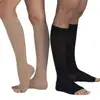Open Toe Knee High Calf Compression Socks Women & Men Firm 20-30 mmHg Graduated Support  for Varicose Veins Edema Flight Socks ► Photo 2/6