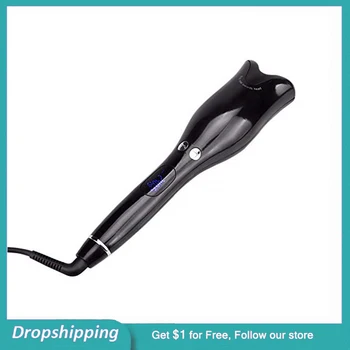 

Automatic Curling Iron Wand Curl 1 Inch Rotating Hair Curler Women Professional Styling Salon Tools Titanium Auto Hair Curlers