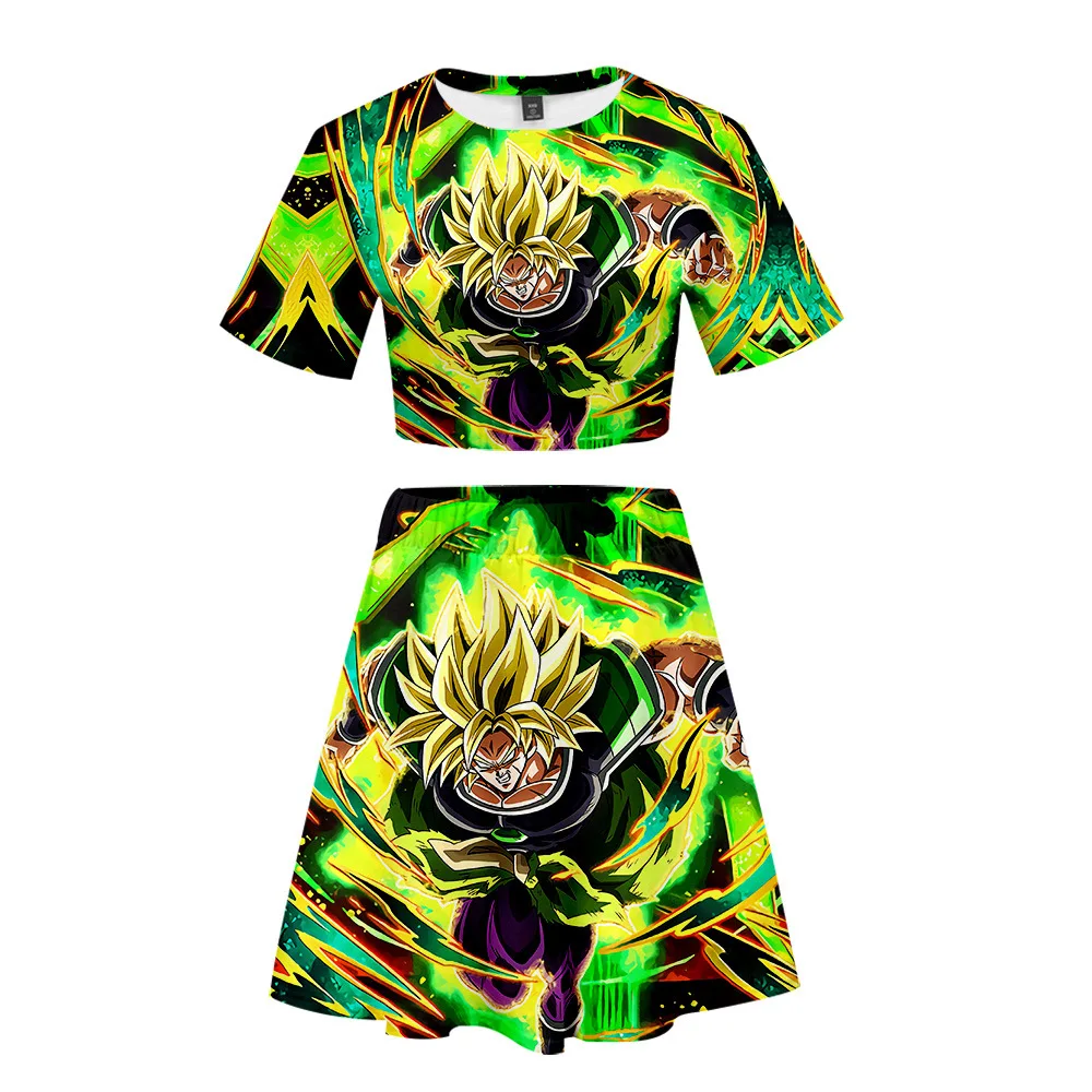 Горячая Распродажа Dragon Ball Super Broly Dragon Ball ультра-: повседневная короткая юбка комплект