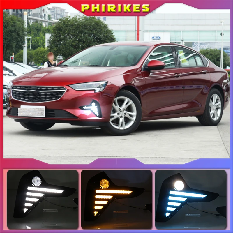 

For Buick Regal Opel Insignia 2020 Fog lamp ABS 12V DRL LED Daytime Running Lights