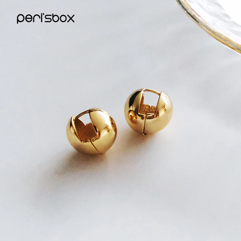 Peri'sBox искусственные круглые серьги в форме шара с геометрическим рисунком