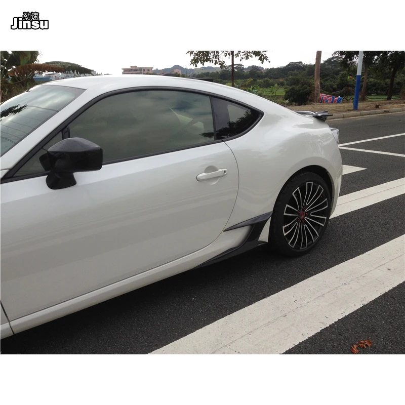 Автомобильный Стайлинг GT86 боковая юбка бампер для Toyota Subaru BRZ боковой спойлер 2012