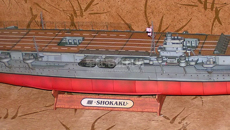 1:200 масштабная Монтажная модель Япония Shokaku авианосец бумажная модель ручной DIY 3D Бумажная художественная игрушка Ручное Создание