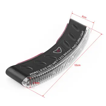 

Set Helmet Brake Light Accessories Motorcycle 8 LED DC 12V 5W Turn Signal Indicator