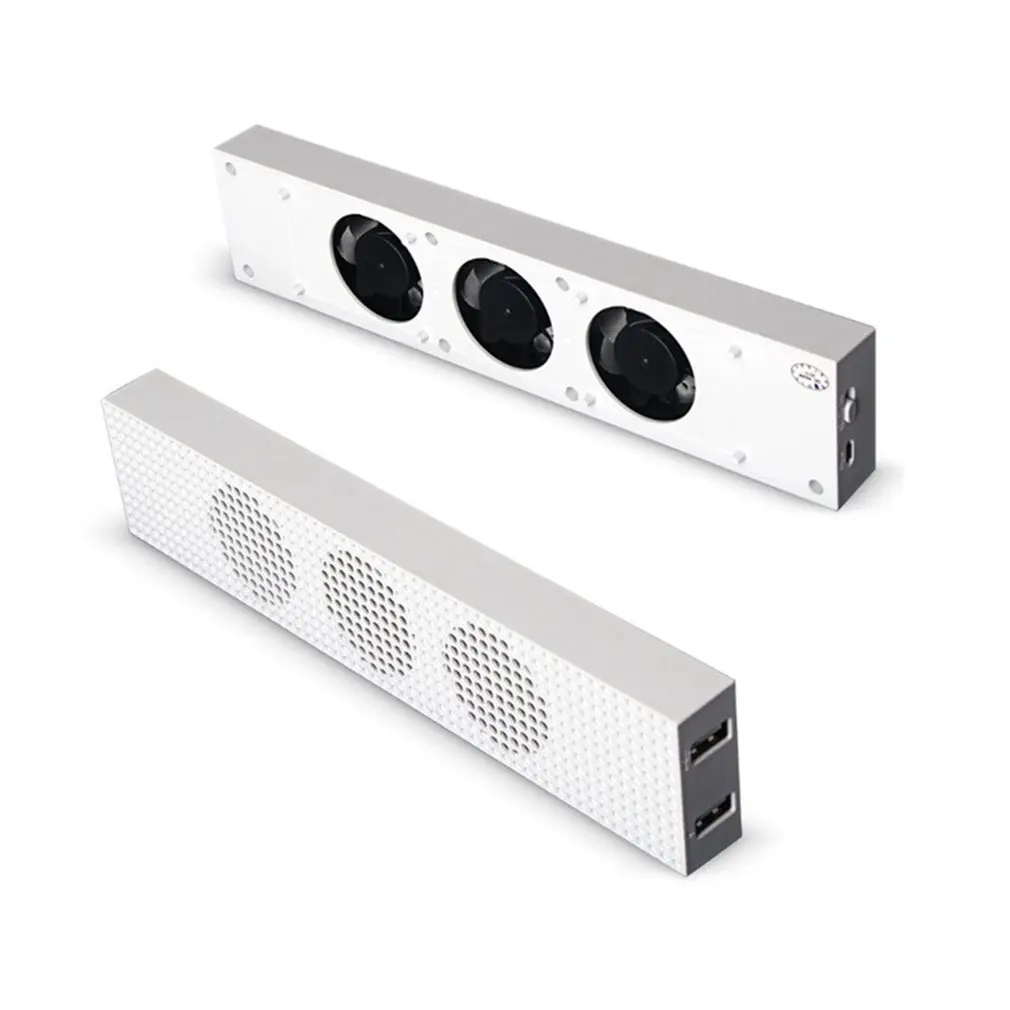 Охлаждающий вентилятор для Xbox One S с 2 usb-портами и 3 H/L регулировкой скорости Охлаждающие вентиляторы кулер для Xbox One тонкая игровая консоль