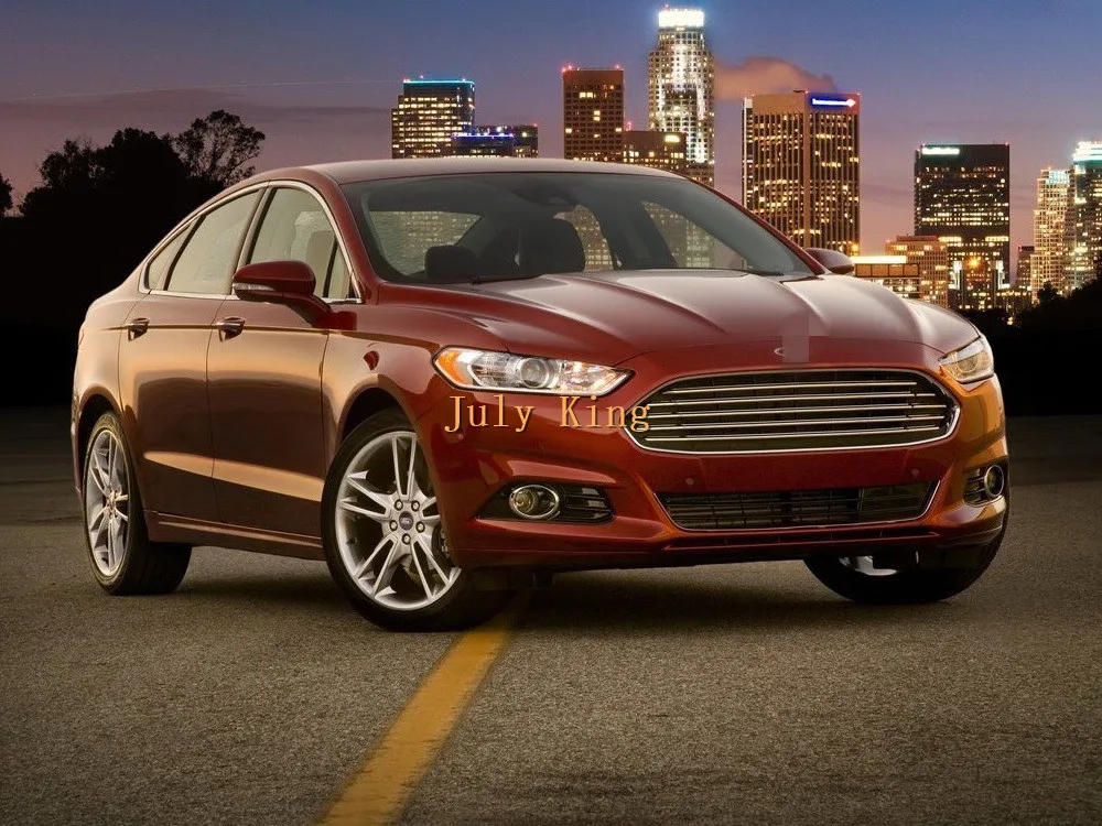 Светодиодный зеркальный фонарь заднего вида для Ford Mondeo Fusion 2013-, Белый DRL+ стример, желтые поворотники+ наземная лампа