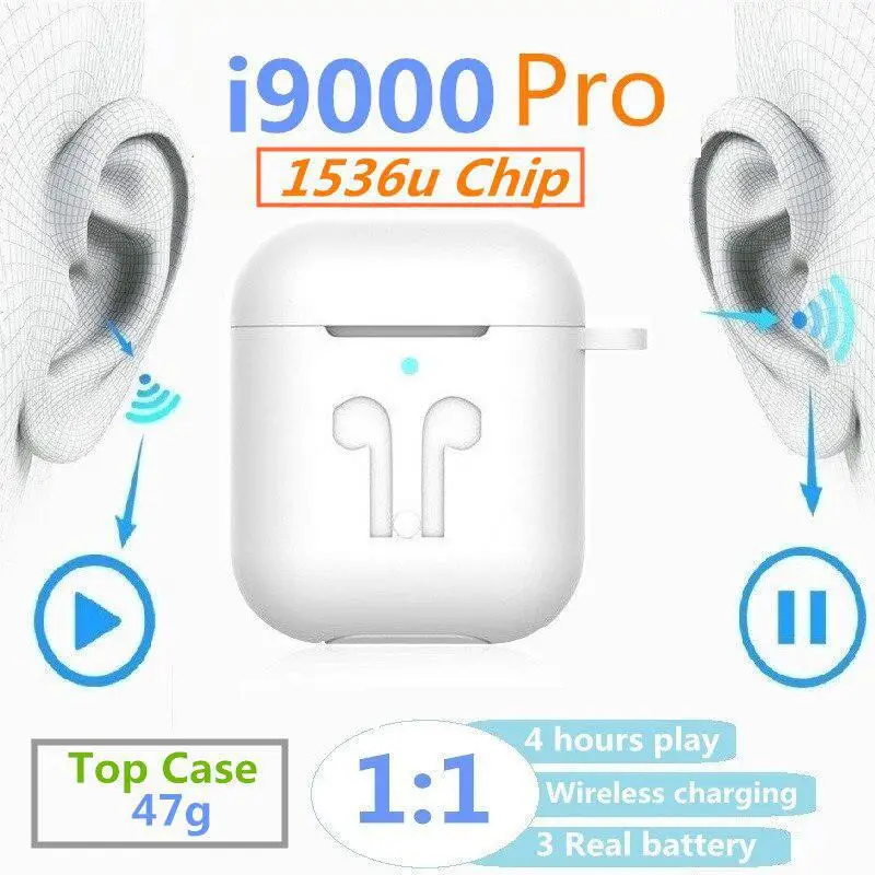 i9000 Pro tws 1:1 In-ear Detection 1536u Smart Sensor Bluetooth Earphones pk i80 i200 i500 i1000 i9000 tws i10000 tws