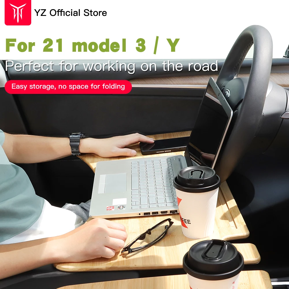 Стол YZ для Tesla Model 3 стол автомобильного рулевого колеса поднос ноутбука Y Model3
