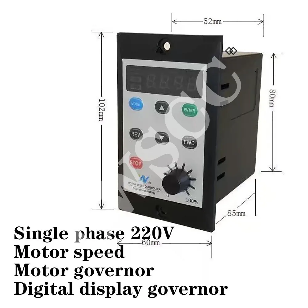 Controlador de Velocidade do Motor Controlador de Velocidade Interruptor de Arranque Smart Display Digital Monofásico 220v Motor Suave Us-52 Weddings & Events