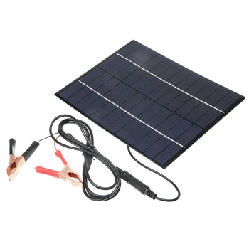 

Portable Solar Panel 5.5W 12V Power Module Battery Cell Phone Charger DIY Solar Power Panel