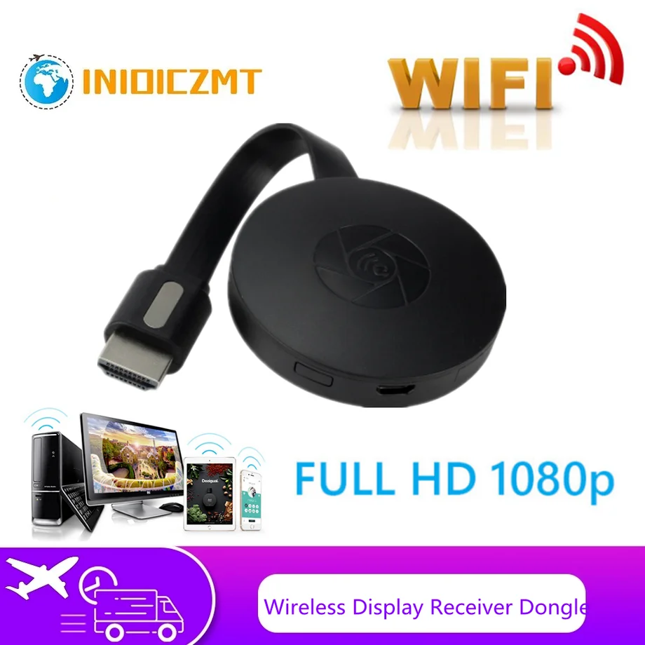 Беспроводной Wi-Fi адаптер для дисплея 1080P ТВ-адаптер видеоадаптер Airplay DLNA