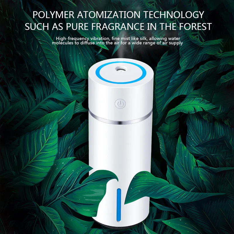 New Car Essential Oil Diffuser Mini Ultrasonic Color Cup Humidifier LED Night Light USB Aromatherapy Fogger Air Freshener