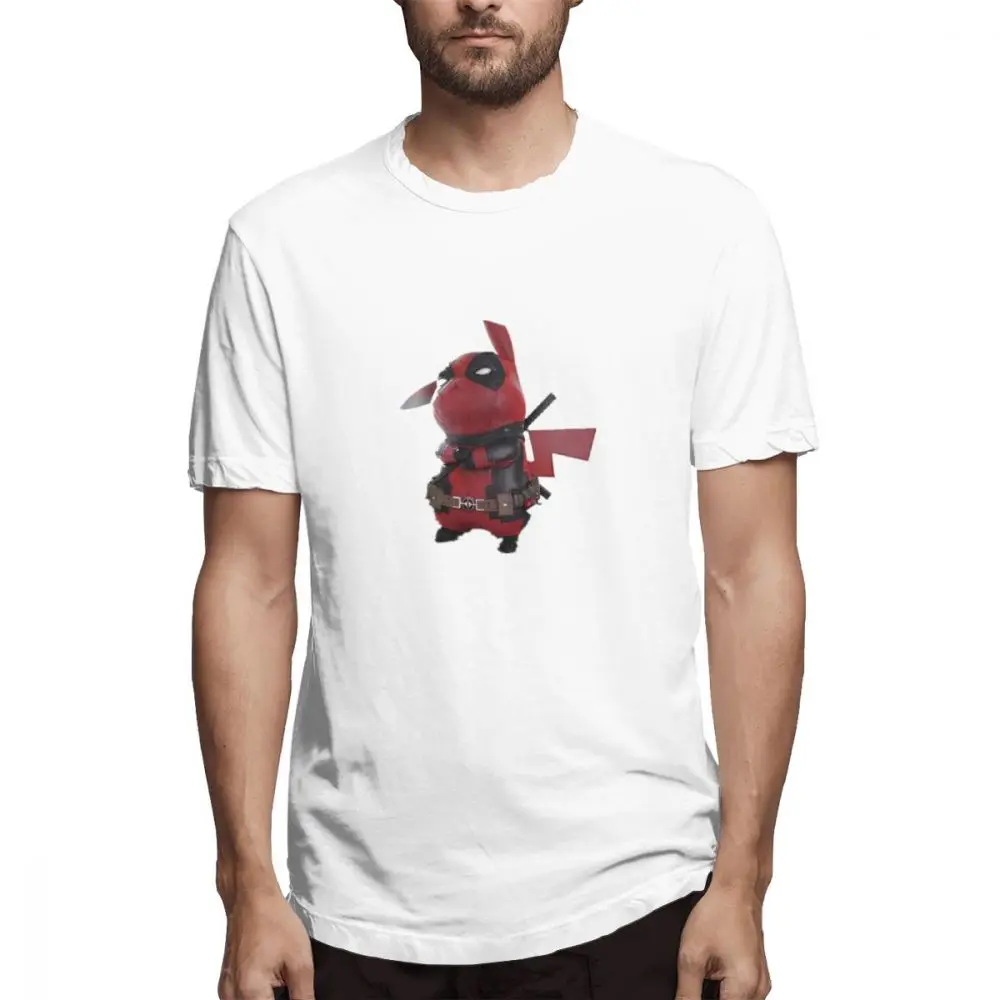 

Off white T shirt Dead Servant Pikachu Men's Short Sleeve T-shirt tags1 tshirt Rrinted 100 Percent Cotton