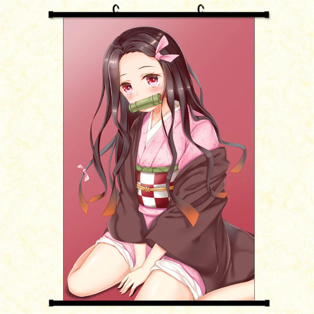 Demon Slayer фигурка аниме Kimetsu no Yaiba Kamado Tanjirou Kamado Nezuko постер фигурка для мальчиков и девочек домашний декор Figma подарок