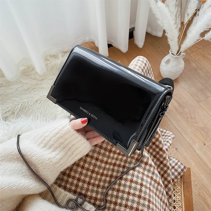 Bolsos Mujer модная гладкая ПУ сумка на плечо для женщин роскошные сумки женские сумки дизайнерские женские сумки через плечо с цепочкой