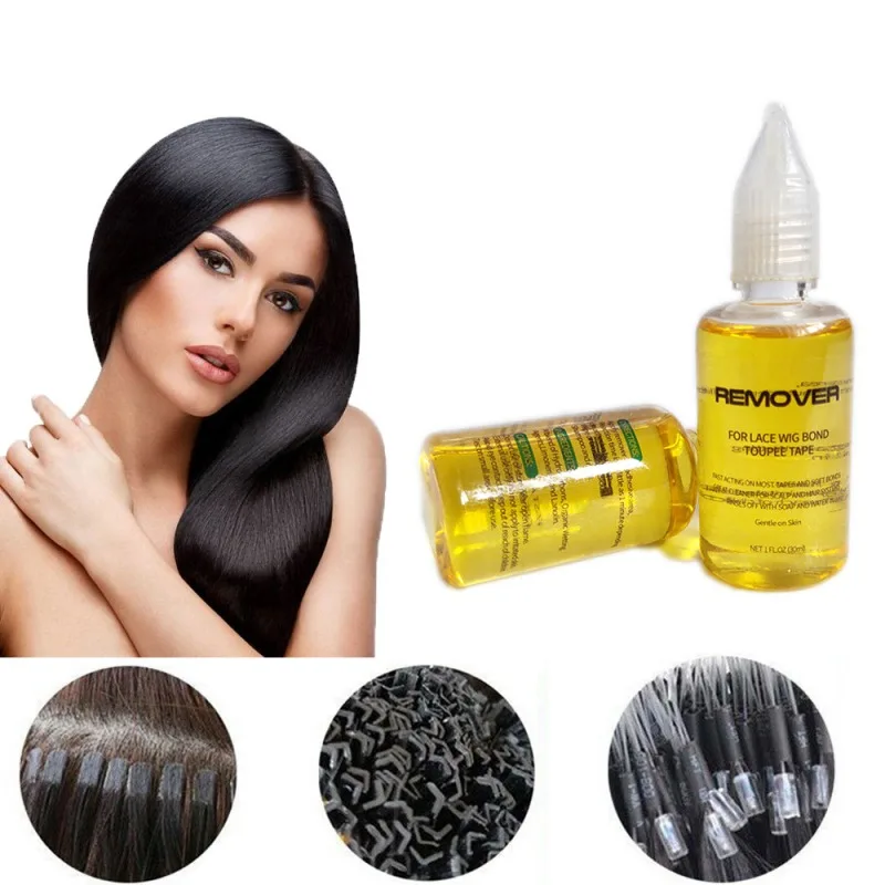 

30ml Adhesive Tape Remover for Lace Wig Glue Bond and Tape Hair-Extensions 2019 New