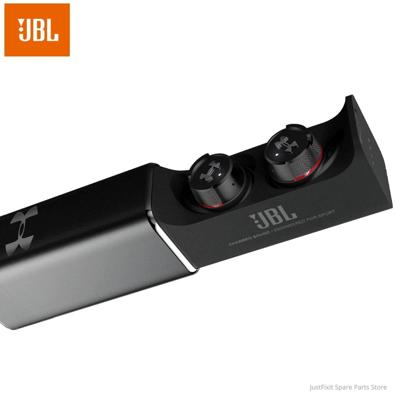 JBL UA Ture Wireless FLASH Bluetooth Sports Earphones Waterproof Running HIFI Headphones with Charge Box Handsfree Call with Mic