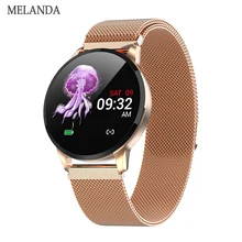 Новые смарт-часы для фитнеса женские Беговые пульсометр Bluetooth шагомер сенсорные умные спортивные умные часы для мужчин и женщин