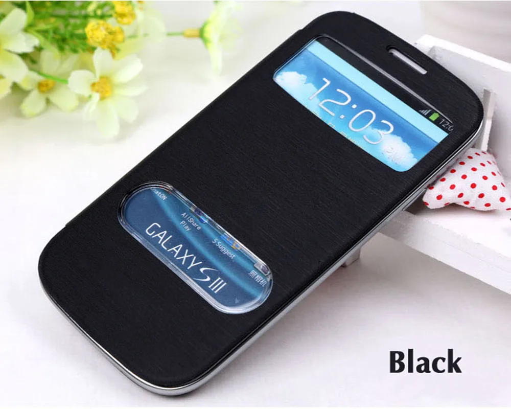 Asuwish Flip Cover Leather Case For Samsung Galaxy S3 Galaxys3 Neo Duos S 3 GT I9300 I9301 I9301i I9300i GT-I9300 Phone Cases | Мобильные