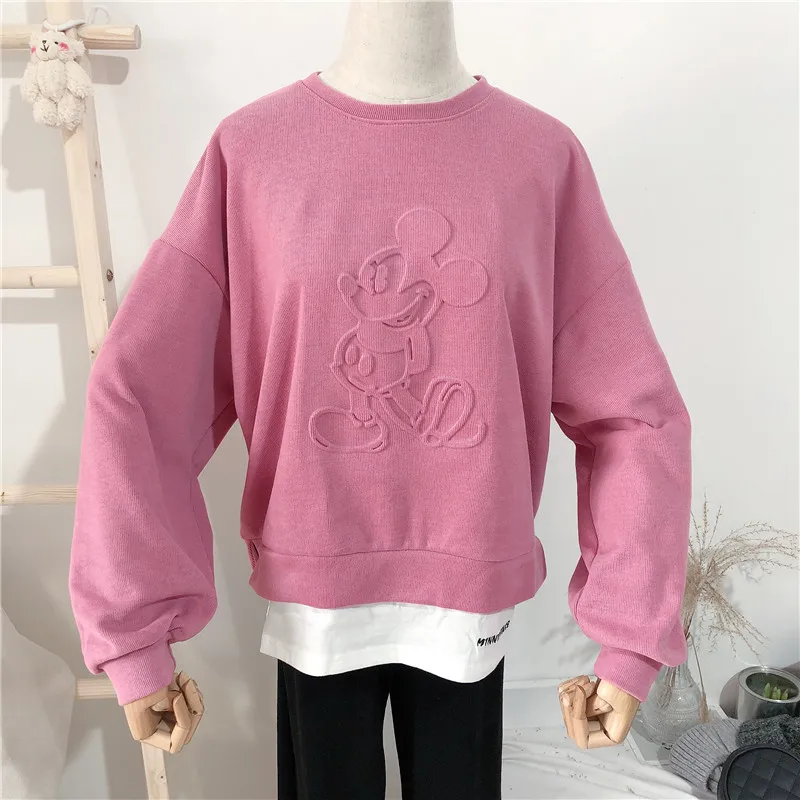 Женские толстовки, толстовка, ropa mujer sudadera mujer, черный, розовый, негабаритный, kawaii, корейский, Розовый, harajuku, одежда, пот, a capuche femme