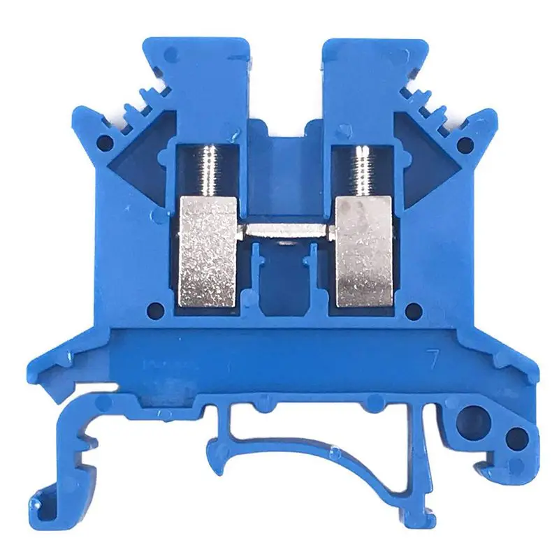 

Combiner DK2.5N-BL 10 Gang Power Distribution Dk2.5N-BL 10 Gang Box Connector DIN Rail Terminal Blocks, 12-22 AWG, 20 Amp, 600V