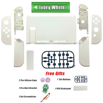 

For Nintendo Switch Console Joy con Ivory White Housing Shell Case Replacement Parts DIY Shell joycon For NS switch Joystick