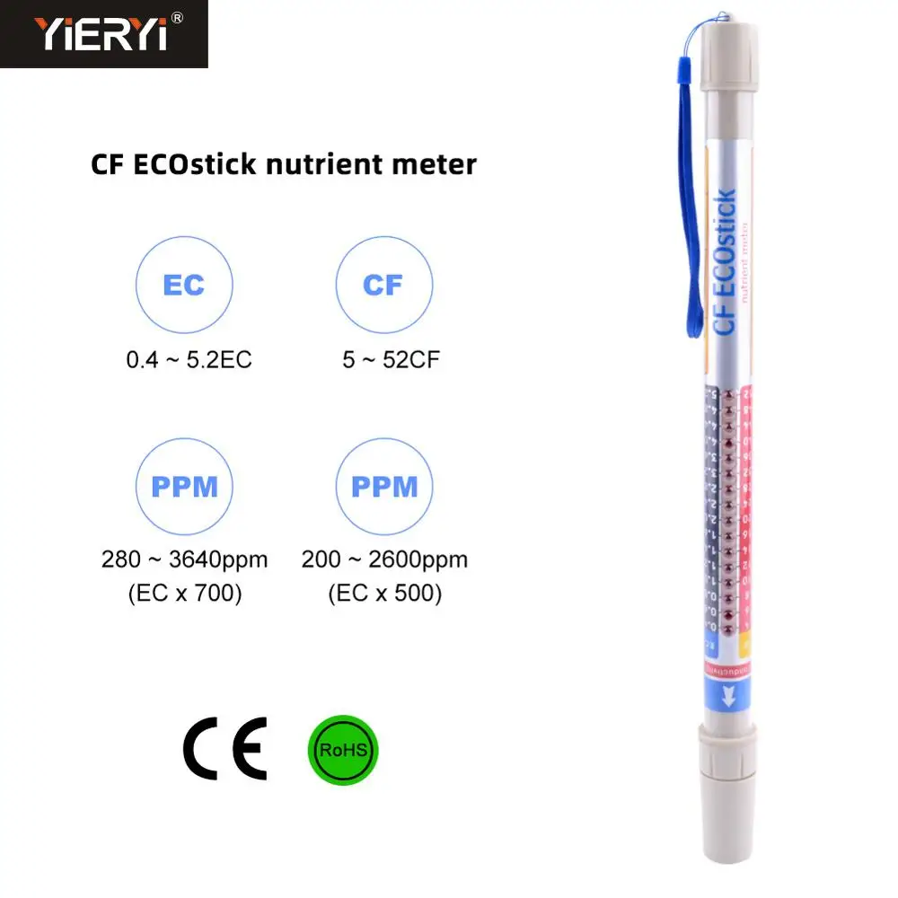 Автоматический переключатель EC/ppm/CF измеритель садоводства тест качества воды ручка EC метр Truncheon питательный - Цвет: EC-2385