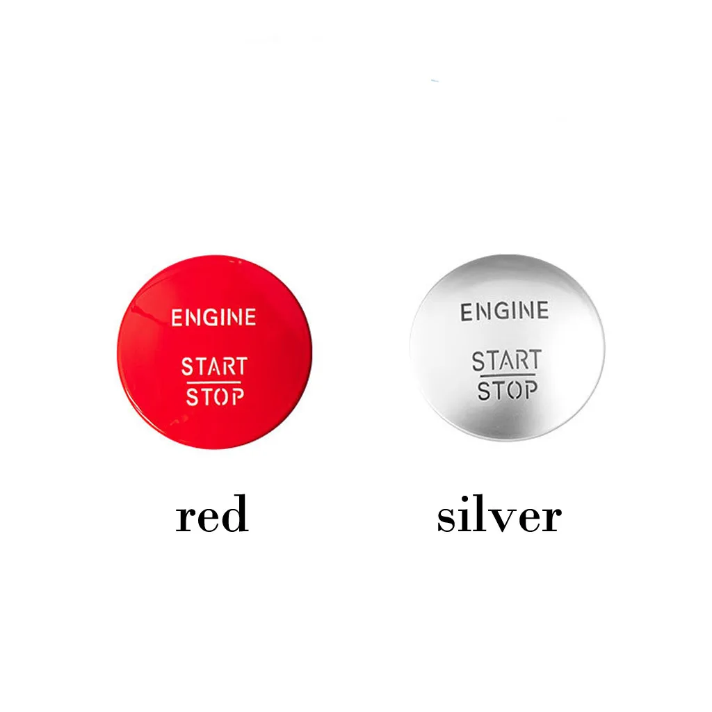 Подходит для Mercedes Benz Start Stop кнопочный переключатель зажигания без ключа пластик 3,5 см Кнопка без ключа Go Start Stop# BA