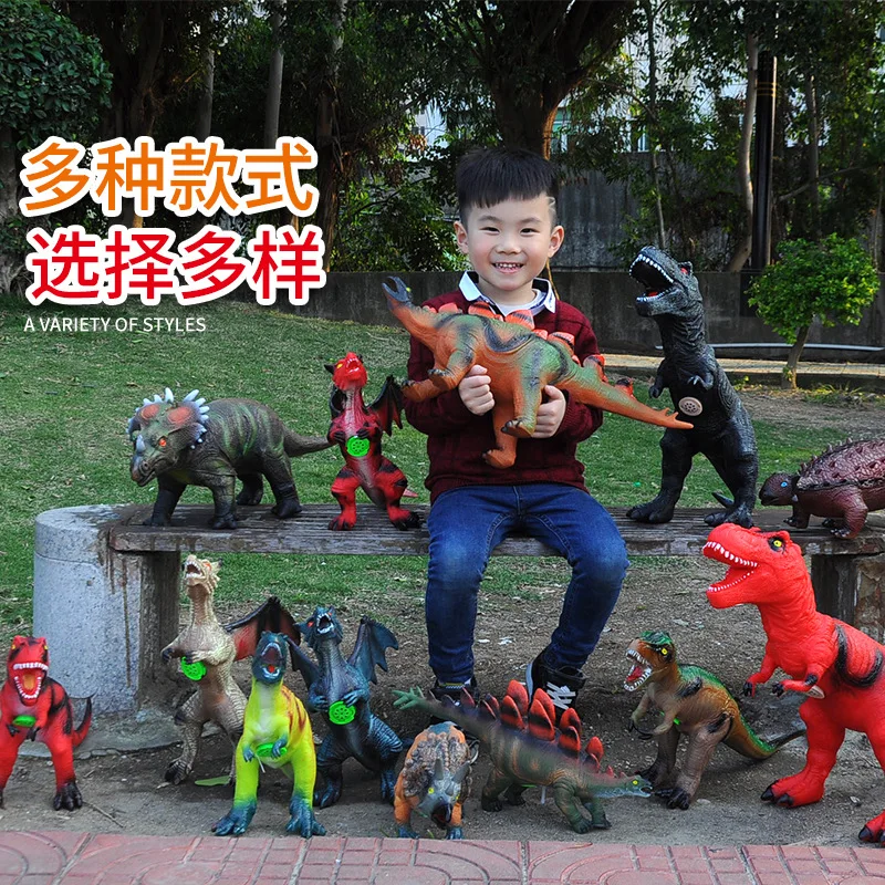 

Stall Large Size Model Vinyl Sound Making Dinosaur Animal T-Rex Jurassic World Model Toy
