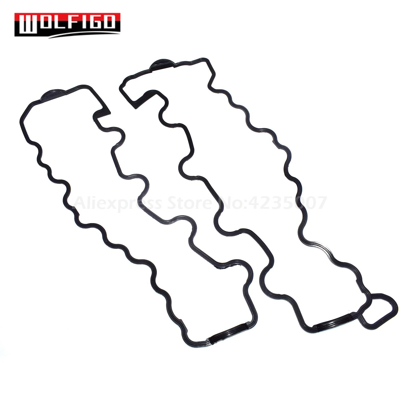 WOLFIGO New 1 / 2PCS Left Right Valve Cover Gaskets for Mercedes C208 1130160221,1130160321, 713558200,70-35581-00
