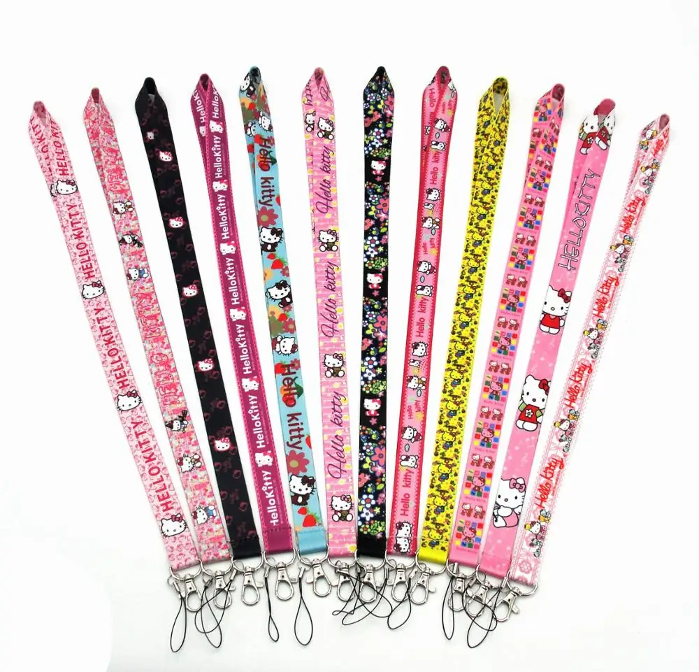 50PCS/HELLO KITTY mobile phone Tether Pink Pink