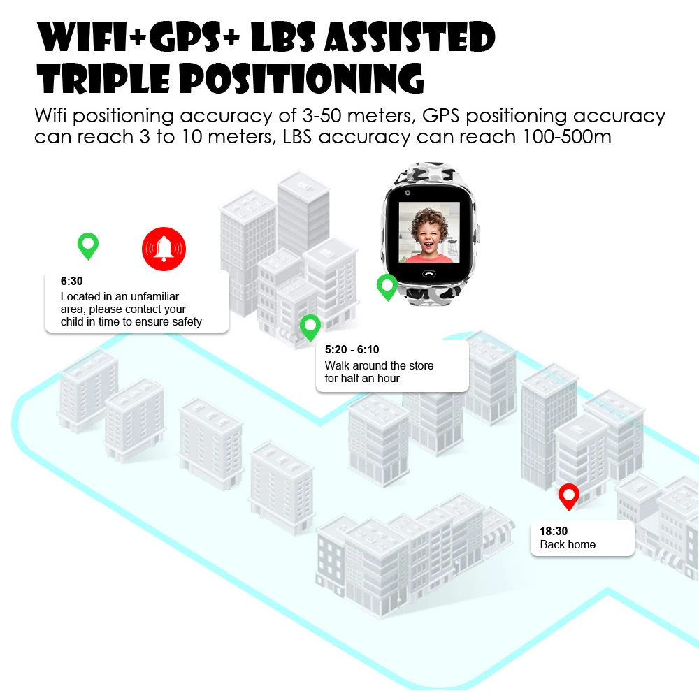 Смарт-часы LEC2 pro для детей с поддержкой 4G, Wi-Fi, gps, sim-карты, видеозвонок, безопасные и безвредные Смарт-часы для детей