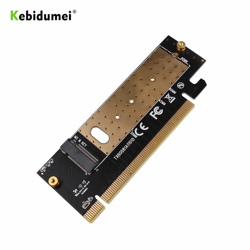 Карта памяти kebidumei M.2 NVMe SSD NGFF к PCIE 3 0 X16 X4 адаптер карта расширения интерфейса с