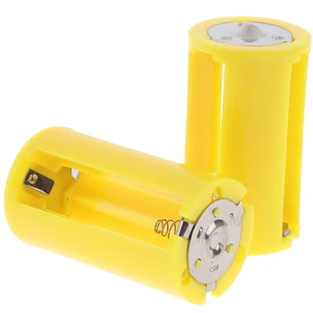 

2pcs 3 AA To D Size Battery Holder Converter Adapter Switcher Plastic Case Box Hot sale