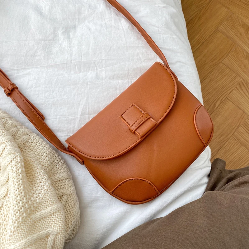 2020 New Women Mini Thin Saddle Bag Brand Designer Ladies Shoulder PU Cover Vintage Female Crossbody Phone Whole Sale | Багаж и сумки