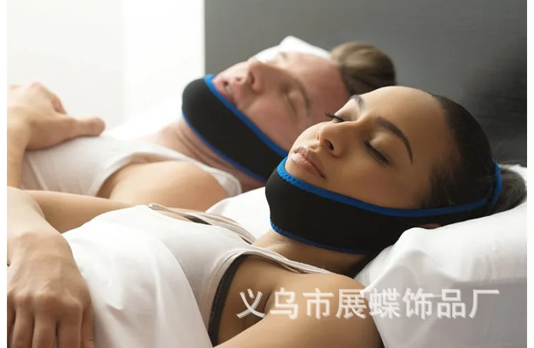 Для мужчин и женщин Snore Band Anti-snore Band Chin Tow Rope храп повязка на подбородок предотвращает вытеснение подбородка фермы