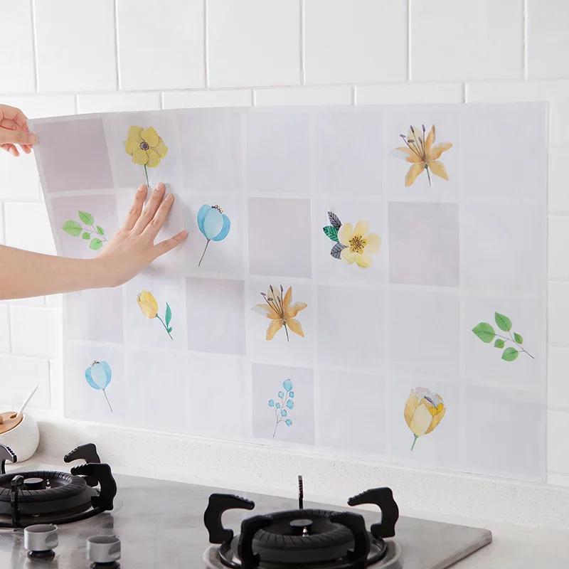 KitchenAce жиронепроницаемый алюминиевый стикер водонепроницаемый самоклеящийся