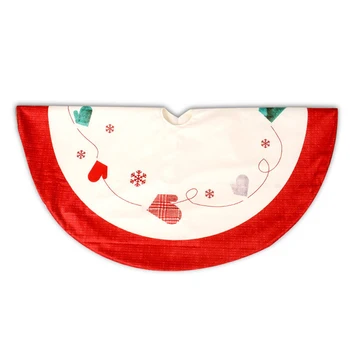 

1pc 48 Inch Christmas Tree Skirt Edge Xmas Trees Skirts Christmas Decorations New Year Decoration For Home Tree Skirt
