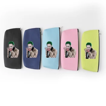

Haha Joker Cool Printed Pencil case Bag zipper Office Harajuku 2019 New Hip Hop stationery Fashion small pencil case