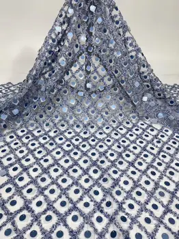 

Latest Party Tulle Lace Fabric French Net Lace Fabric For Evening Dress PAN353 (5Yards/lot)