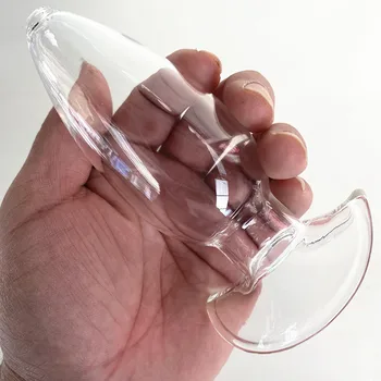 7 Sizes Transparent Hollow Anal Butt Plug Smooth Insert Masturbation  Peep Massage G-Spot Orgasm Stimulate Anal Adults Product 3