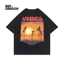 

Hip Hop T-shirt Oversize Harajuku Graphic T shirts Cotton Loose Printed Tops Tees Men/Women Streetwear Summer Vintage Clothing