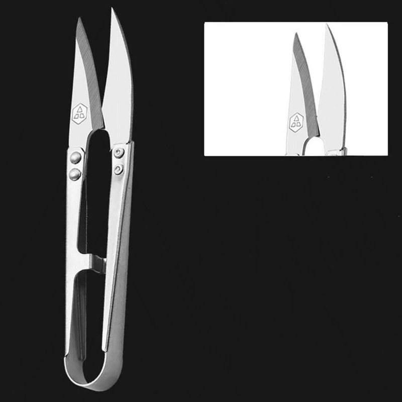 

U Shape Cutting Scissors Stainless Scissors Sewing Tailors Shears Steel Yarn Cross Stitch Embroidery Scissors Cutting Tools DIY
